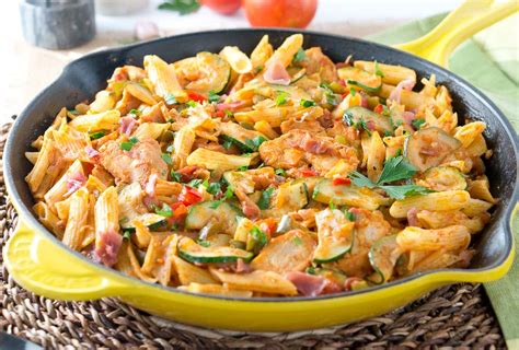 Italian Chicken and Prosciutto Pasta Skillet | Delicious ...