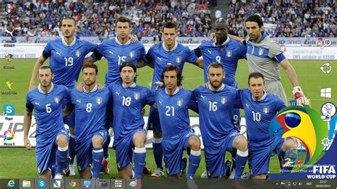 Italy National Football Team Fifa World Cup 2014 Theme For ...