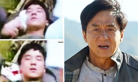 Jackie Chan almost DIED during stunt when a bone PIERCED ...