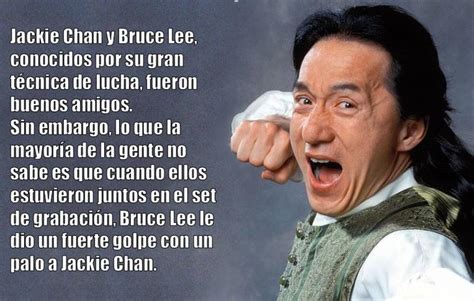 Jackie Chan cuenta la mejor historia con Bruce Lee   Taringa!