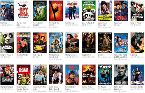 Jackie Chan Movie List
