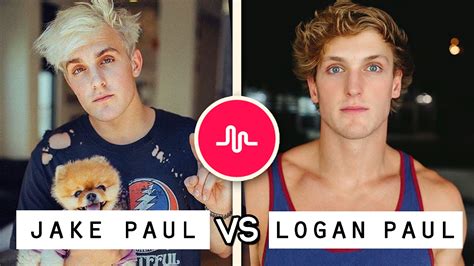 Jake Paul VS Logan Paul Musical.ly 2017 Video Compilation ...