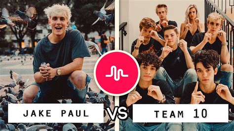 Jake Paul vs Team 10 Musical.ly Video Compilation / Who s ...