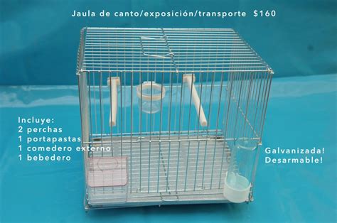Jaula Para Canarios De Canto   $ 180.00 en Mercado Libre