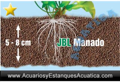 jbl manado grava sustrato acuario plantado arena tierra ...