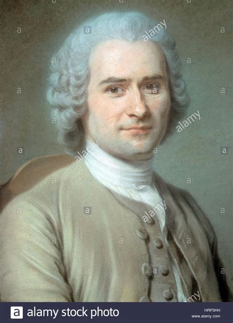 Jean Jacques Rousseau, Swiss Philosopher Stock Photo ...