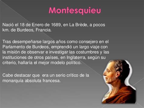 Jean Jacques Rousseau Y Barón de Montesquieu