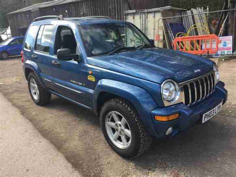 Jeep 2003 CHEROKEE LIMITED 2.8 CRD AUTO BLUE. car for sale