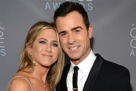Jennifer Aniston and husband Justin Theroux seen together ...