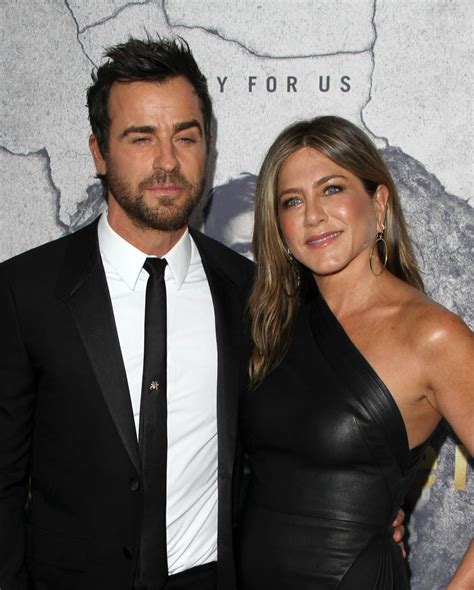 Jennifer Aniston and Justin Theroux at The Leftovers ...