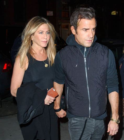 Jennifer Aniston and Justin Theroux out for dinner in New ...