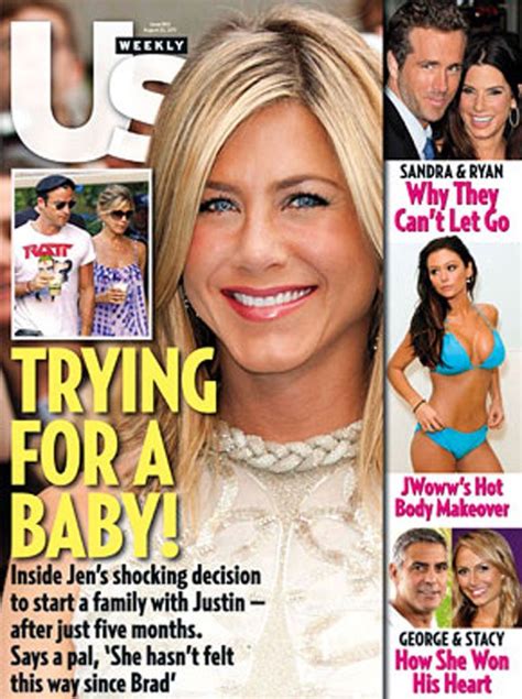 Jennifer Aniston piensa casarse y tener un bebé con Justin ...