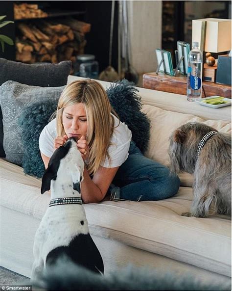 Jennifer Aniston plays with her dogs at LA mansion | Daily ...