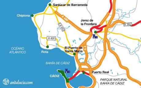 Jerez Maps, The city of Jerez de la Frontera, Cadiz ...