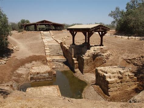 Jesus  Baptism Site   Picture of Jordan River Baptismal ...