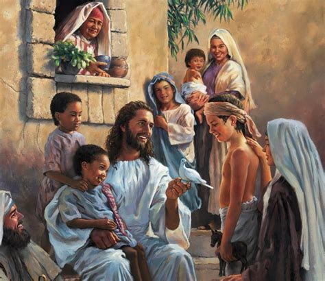 Jesus Christ Wallpaper set 23 – Jesus with children