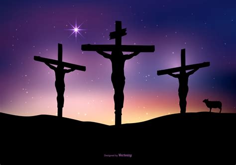 Jesus Crucifixion Illustration   Download Free Vector Art ...
