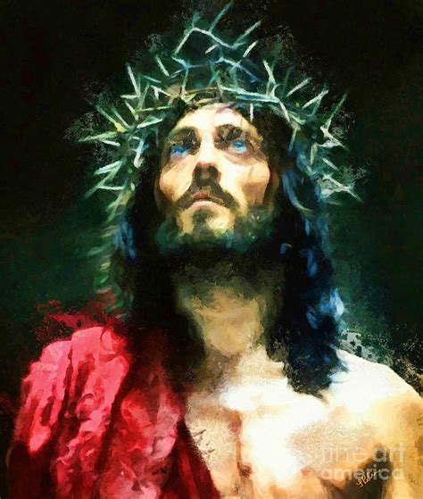 Jesus Of Nazareth Painting by Tina LeCour