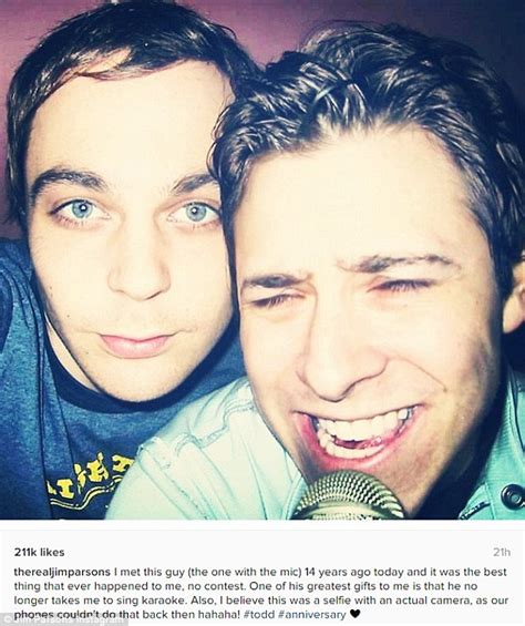 Jim Parsons writes Instagram note to celebrate 14th ...