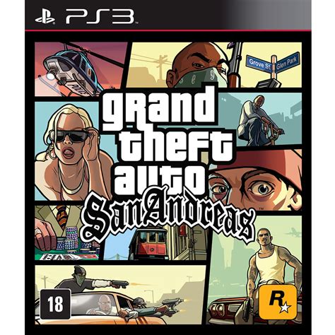Jogo Grand Theft Auto: San Andreas   PS3   Jogos ...