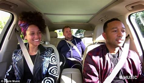 John Legend and Alicia Keys sing for Carpool karaoke ...