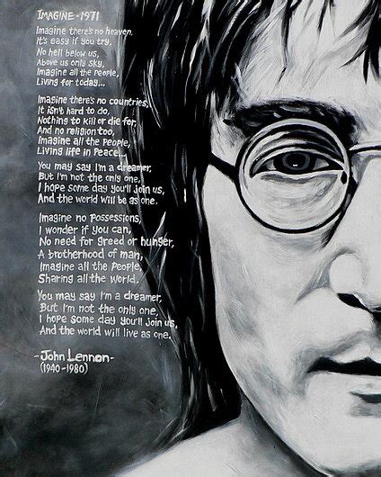 John Lennon   Imagine Poster by Eddie Lim