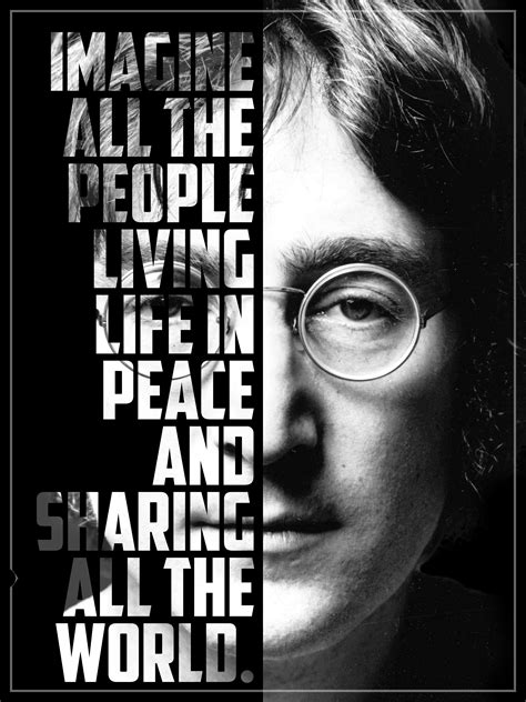 John Lennon   Imagine Poster | Typography | Pinterest ...