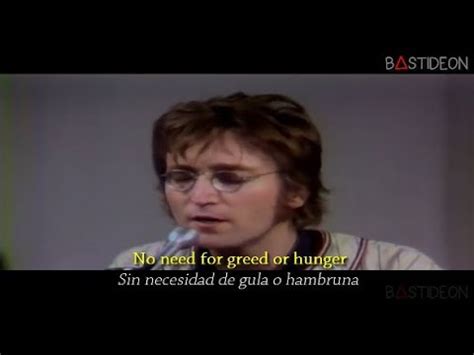 John Lennon   Imagine  Sub Español + Lyrics    YouTube