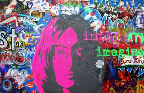 John Lennon Imagine Wallpaper Mural | MuralsWallpaper