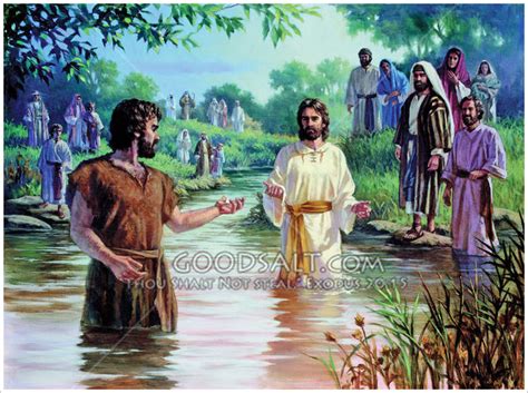 John the Baptist and Jesus  Baptism