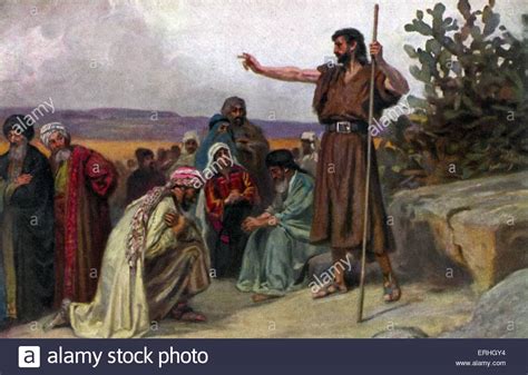 John the Baptist   illustration of the biblical figure ...