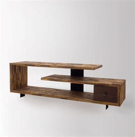Jonah Reclaimed Wood TV Console Table   Rustic ...