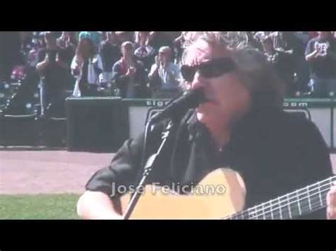 Jose Feliciano  2013  Sings at Comerica Park   YouTube