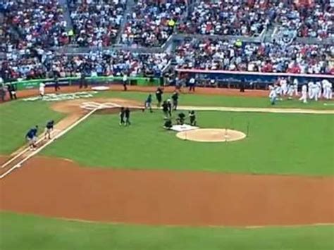 Jose Feliciano   New Marlins Ballpark   Opening Day 2012 ...