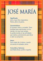 José María, significado del nombre José María   TuParada.com