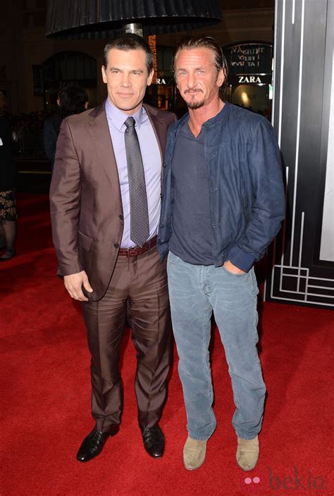 Josh Brolin y Sean Penn en el estreno de  Gangster Squad ...