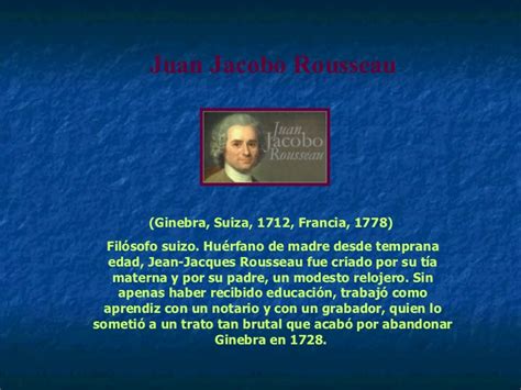 Juan Jacobo Rousseau