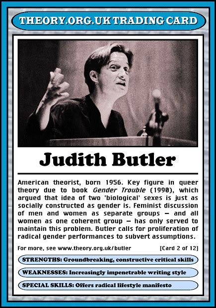 Judith Butler  1956     from the theory.org.uk trading ...