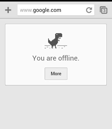 juego del dinosaurio escondido en google Chrome   ChipsBcn.com