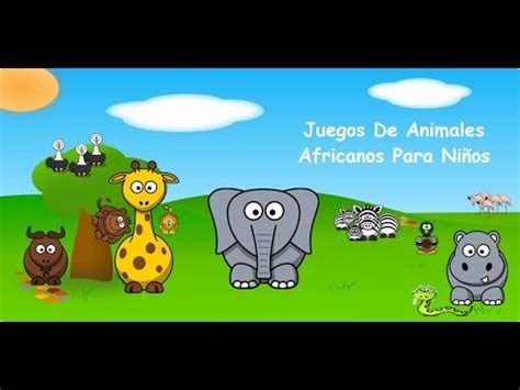 Juegos De Animales Africanos Para Niños   YouTube