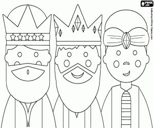 Juegos de Reyes Magos para colorear, imprimir y pintar