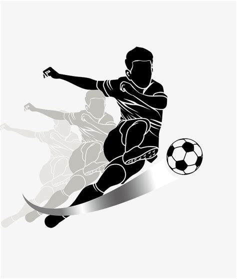 Jugador De Fútbol, Football, Atleta, Black PNG y Vector ...