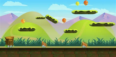 Jumping Game Background by VitaliyVill | GraphicRiver