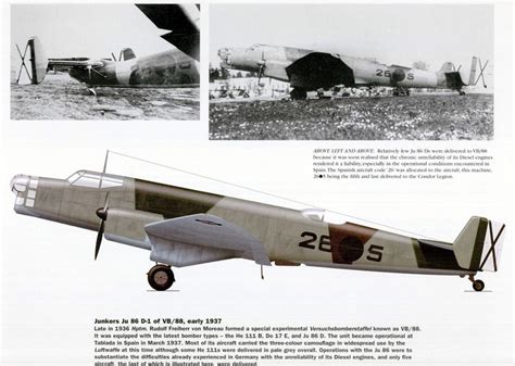 Junkers Ju 86 D 1 | Самолеты Luftwaffe в годы второй ...