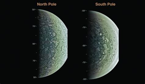 Juno muestra los polos de Júpiter por primera vez ...