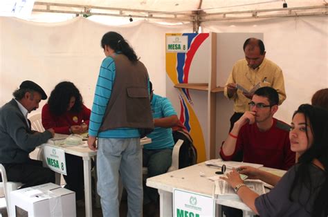 Jurado de votación en el plebiscito