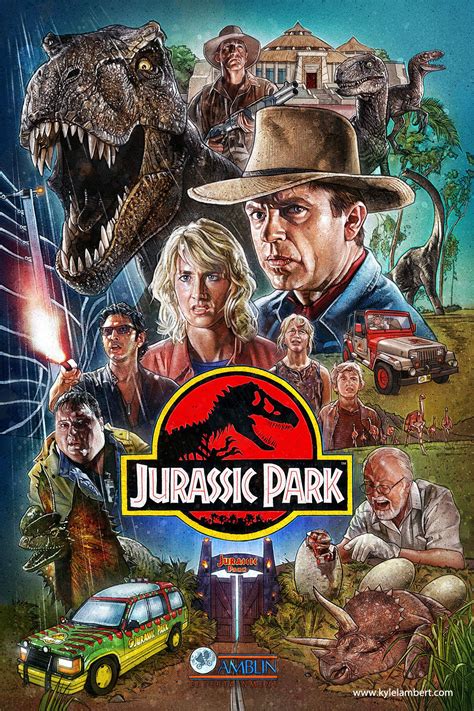 Jurassic Park by Kyle Lambert [©2017] | Days Of Yore ...