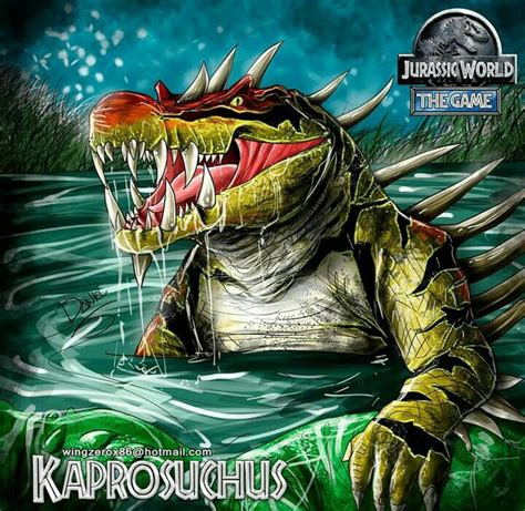 Jurassic World KAPROSUCHUS by wingzerox86 | dinosaurios en ...