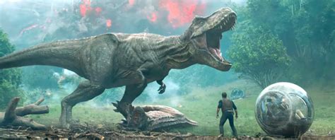 Jurassic World  trailer teases a dinosaurs and a volcano ...