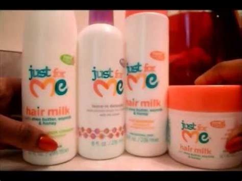 Just For Me  Hair Milk    Product Review   YouTube